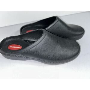 Okabashi Garden Rubber Black Clogs Women’s Size M 6.5 - 7.5 Men Size 4.5 - 5.5